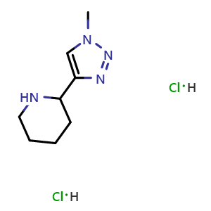 2-(1-methyl-1H-1,2,3-triazol-4-yl)piperidine dihydrochloride