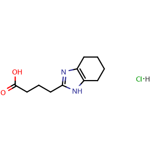 4-(4,5,6,7-tetrahydro-1H-1,3-benzodiazol-2-yl)butanoic acid hydrochloride