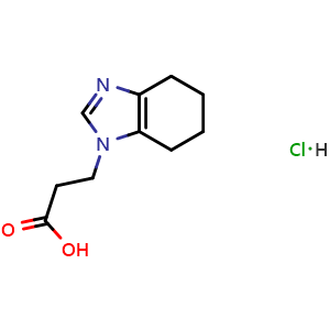 3-(4,5,6,7-tetrahydro-1H-1,3-benzodiazol-1-yl)propanoic acid hydrochloride
