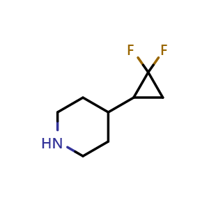 4-(2,2-difluorocyclopropyl)piperidine