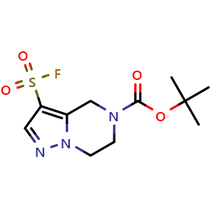 tert-butyl 3-(fluorosulfonyl)-4H,5H,6H,7H-pyrazolo[1,5-a]pyrazine-5-carboxylate