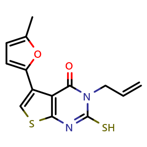 3-allyl-2-mercapto-5-(5-methylfuran-2-yl)thieno[2,3-d]pyrimidin-4(3H)-one