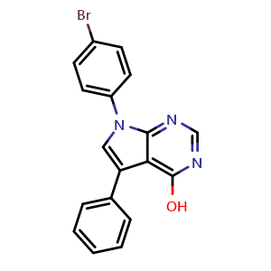 7-(4-bromophenyl)-5-phenyl-7H-pyrrolo[2,3-d]pyrimidin-4-ol