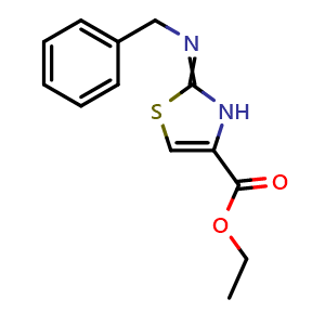 Ethyl 2-(benzylimino)-2,3-dihydrothiazole-4-carboxylate