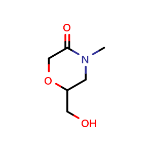 6-(hydroxymethyl)-4-methylmorpholin-3-one
