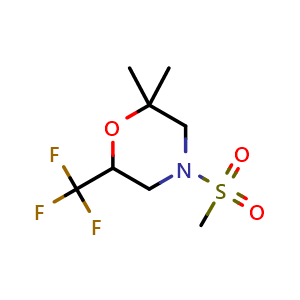 4-methanesulfonyl-2,2-dimethyl-6-(trifluoromethyl)morpholine