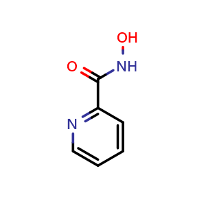 Chemical structure of N-hydroxypyridine-2-carboxamide , CAS 31888-72-9, AChemBlock AD247248