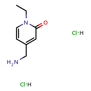 4-(aminomethyl)-1-ethyl-1,2-dihydropyridin-2-one dihydrochloride