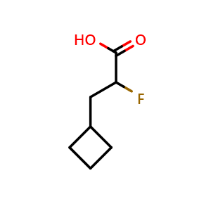 3-cyclobutyl-2-fluoropropanoic acid