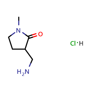 3-(aminomethyl)-1-methylpyrrolidin-2-one hydrochloride