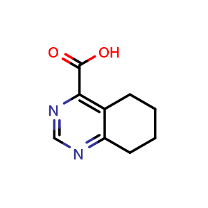Chemical structure of 5,6,7,8-tetrahydroquinazoline-4-carboxylic acid , CAS 1083216-72-1, AChemBlock AD247446