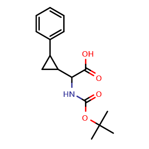 2-{[(tert-butoxy)carbonyl]amino}-2-(2-phenylcyclopropyl)acetic acid