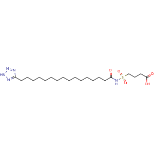 4-[16-(2H-tetrazol-5-yl)hexadecanoylsulfamoyl]butanoic acid