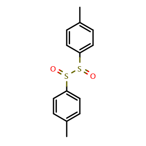 Chemical structure of Bis(4-methylphenyl) disulfoxide , CAS 14370-67-3, AChemBlock AD247546