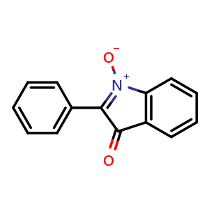 Chemical structure of 3-Oxo-2-phenyl-3H-indole 1-Oxide , CAS 1969-74-0, AChemBlock AD247572