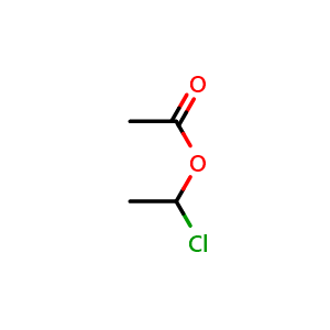 Chemical structure of Ethanol, 1-chloro-, 1-acetate , CAS 5912-58-3, AChemBlock AD247578