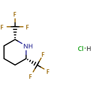 rel-(2R,6S)-2,6-bis(trifluoromethyl)piperidine hydrochloride