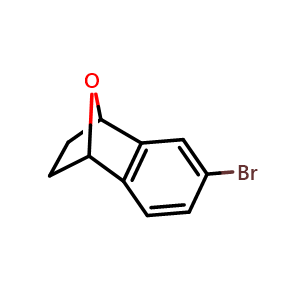 Chemical structure of 6-Bromo-1,2,3,4-tetrahydro-1,4-epoxynaphthalene , CAS 1562418-91-0, AChemBlock AD247608