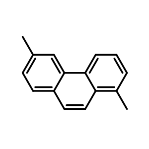 Chemical structure of 1,6-dimethylphenanthrene , CAS 20291-74-1, AChemBlock AD247629