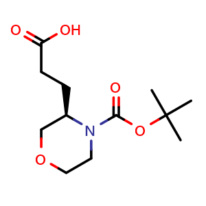 (R)-3-(4-(tert-Butoxycarbonyl)morpholin-3-yl)propanoic acid