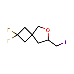 2,2-difluoro-7-(iodomethyl)-6-oxaspiro[3.4]octane