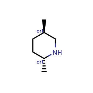 Chemical structure of trans-2,5-Dimethylpiperidine , CAS 32452-45-2, AChemBlock AD247756