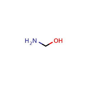 Chemical structure of Aminomethanol , CAS 3088-27-5, AChemBlock AD247790