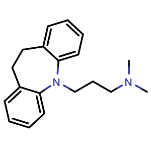Chemical structure of Imipramine , CAS 50-49-7, AChemBlock AD247801
