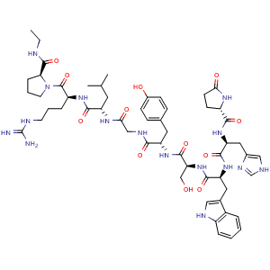 Chemical structure of Fertirelin , CAS 38234-21-8, AChemBlock AD247803