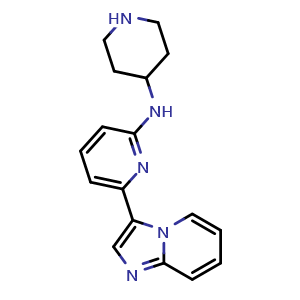 Chemical structure of IRAK inhibitor 1 , CAS 1042224-63-4, AChemBlock AD247828