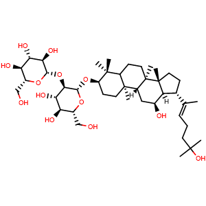 Chemical structure of Pseudoginsenoside Rg3 , CAS 1012886-99-5, AChemBlock AD247835