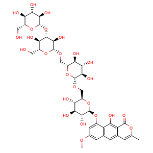 Chemical structure of Cassiaside C2 , CAS 1958039-40-1, AChemBlock AD247836