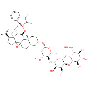 Chemical structure of Tenacissoside E , CAS 107347-56-8, AChemBlock AD247842
