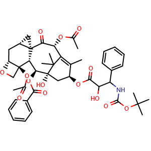 Chemical structure of Larotaxel , CAS 156294-36-9, AChemBlock AD247855