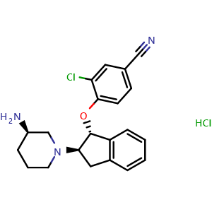 Chemical structure of SAR7334 hydrochloride , CAS 1333207-63-8, AChemBlock AD247858