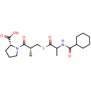 Chemical structure of Moveltipril , CAS 85856-54-8, AChemBlock AD247859
