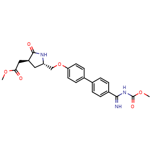 Chemical structure of Lefradafiban , CAS 149503-79-7, AChemBlock AD247867