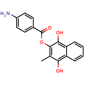 Chemical structure of Aminaftone , CAS 14748-94-8, AChemBlock AD247872