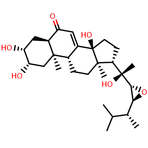 Chemical structure of Polyporusterone C , CAS 141360-90-9, AChemBlock AD247898