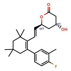 Chemical structure of Dalvastatin , CAS 132100-55-1, AChemBlock AD247973