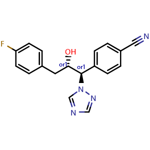 Chemical structure of Finrozole , CAS 160146-17-8, AChemBlock AD247974