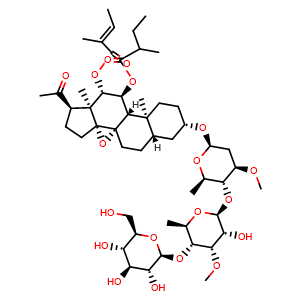 Chemical structure of Tenacissoside D , CAS 107347-57-9, AChemBlock AD248018
