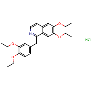 Chemical structure of Ethaverine hydrochloride , CAS 985-13-7, AChemBlock AD248027