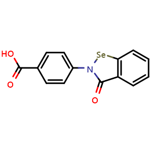 Chemical structure of Carboxyebselen , CAS 153871-75-1, AChemBlock AD248053