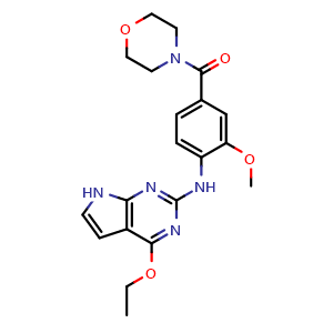 Chemical structure of LRRK2 inhibitor 1 , CAS 1802525-61-6, AChemBlock AD248056