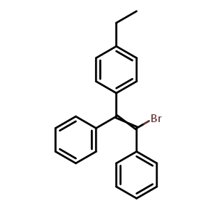 Chemical structure of broparestrol , CAS 479-68-5, AChemBlock AD248083