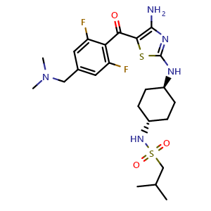 Chemical structure of CRK12-IN-2 , CAS 1990479-17-8, AChemBlock AD248100