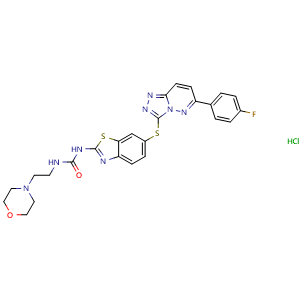 Chemical structure of SAR125884 hydrochlorid , CAS 2743010-36-6, AChemBlock AD248109