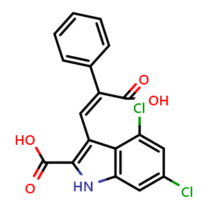 Chemical structure of (Z)-MDL 105519 , CAS 179105-67-0, AChemBlock AD248139
