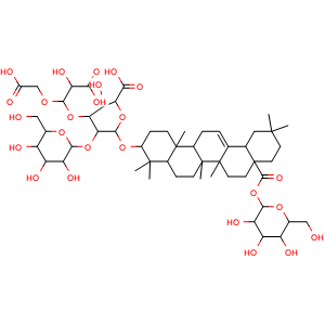 Chemical structure of Achyranthoside D , CAS 168009-91-4, AChemBlock AD248161